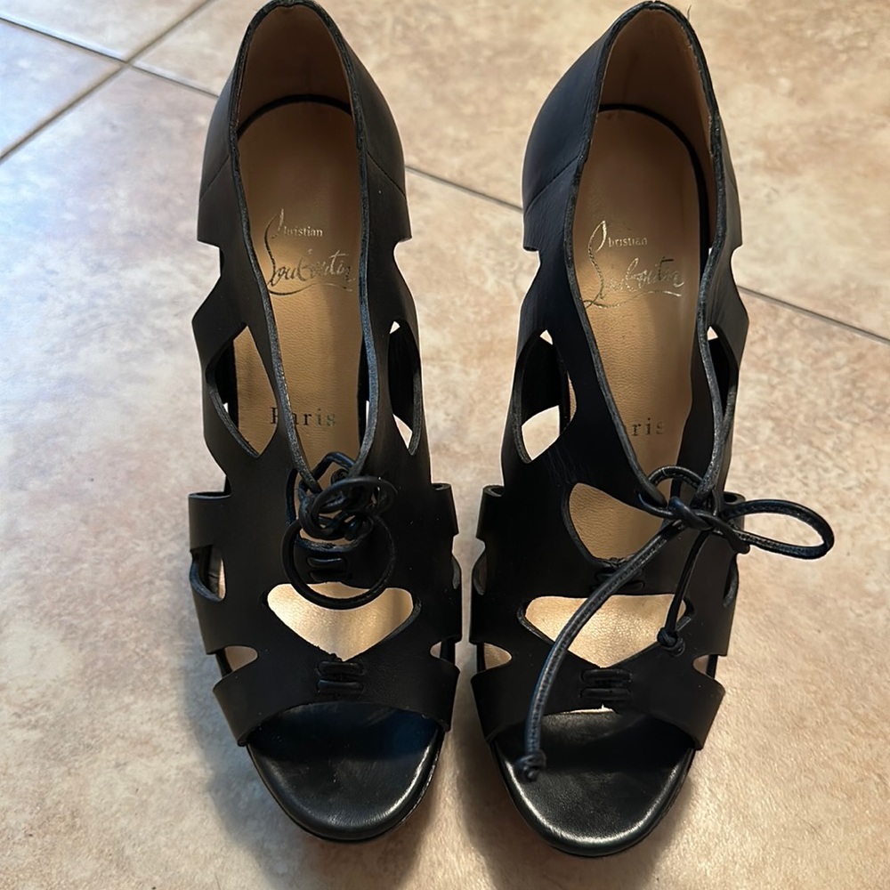 Christian Louboutin Fossile 140 Boots 37